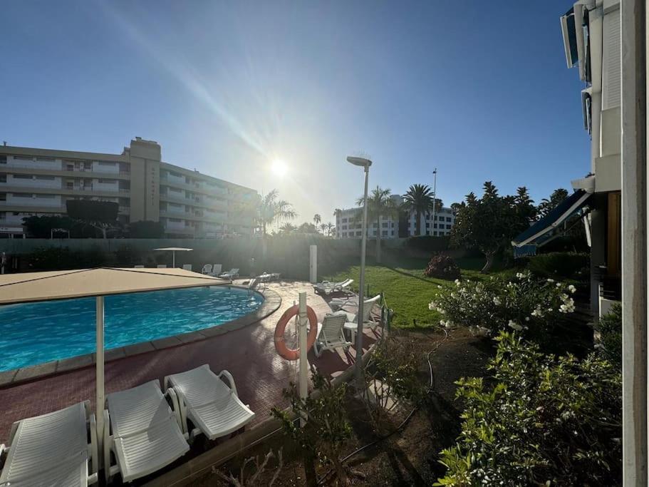 Iguazu Poolview Near Yumbo Apartment Playa del Ingles  Ngoại thất bức ảnh